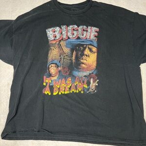 VTG Licensed Men’s 3X Notorious BIG It Was All a Dream Tee‎